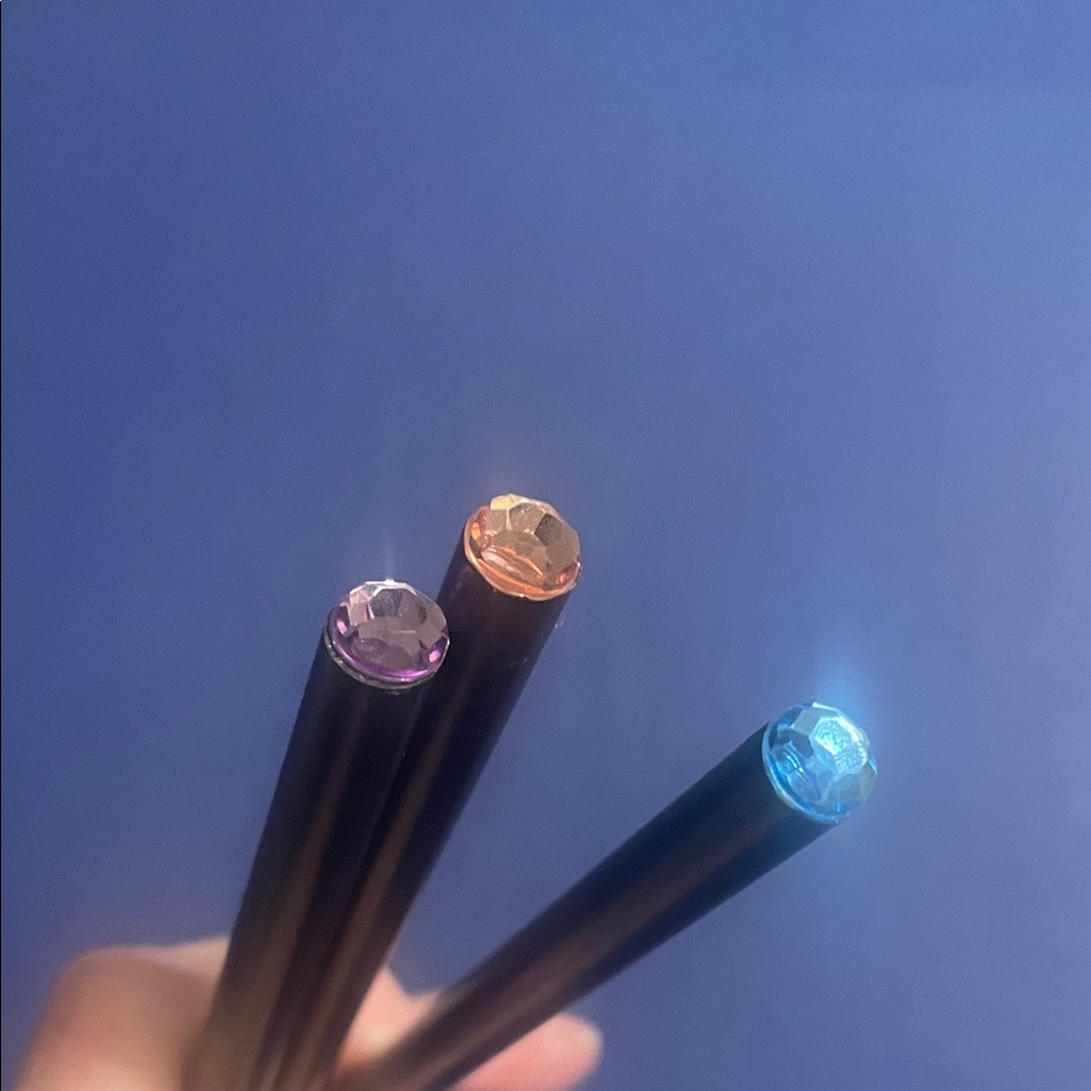 New with tags Black Stylus Pencils with Gem Tips